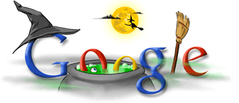 google.com halloween logo