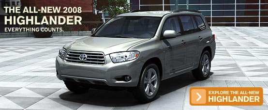 interactive flash movie toyota highlander