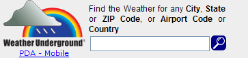 weatherunderground.com  loads useful content fast