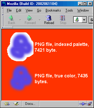 Transparent PNG in Mozilla 1.1