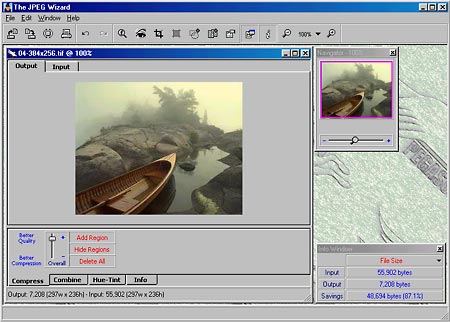 JPEG Wizard, a power tool for Windows