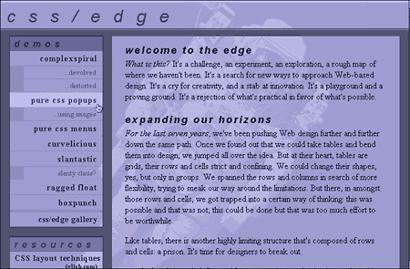 Eric Meyer's CSS Edge