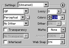 save as gif dialog 12 colors